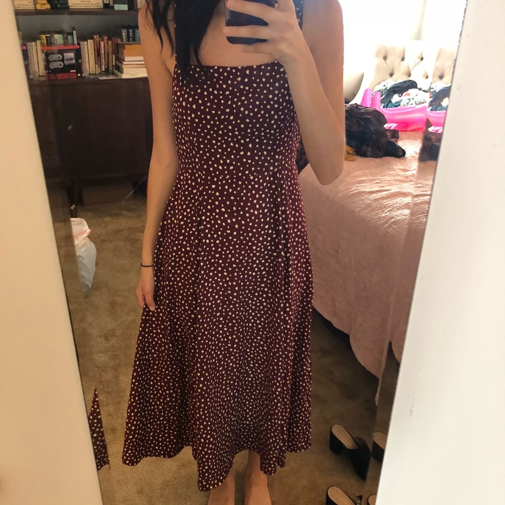 Maroon urban dress & theory dress bundle!*on hold*